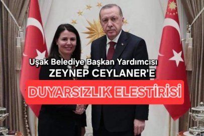 BELEDİYE BAŞKAN YARDIMCISI ZEYNEP CEYLANER'E DUYARSIZLIK ELEŞTİRİSİ