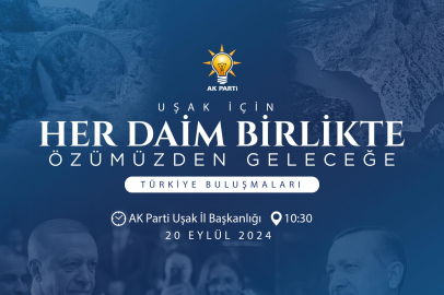 ABDÜLHAMİT GÜL "TÜRKİYE BULUŞMALARI" İÇİN UŞAK'TA