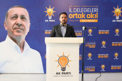 AK PARTİ UŞAK'TA İL  DELEGELERİ ORTAK AKIL TOPLANTISI YAPTI