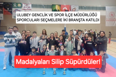 Ulubey Gençlik ve Spor ilçe Müdürlüğü sporcuları Wushu Kung-fu ve Badminton seçmelerine Damga vurdu