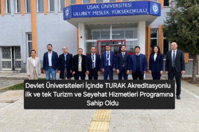 Uşak Üniversitesi Ulubey Meslek Yüksekokulu Turizm ve Seyahat Hizmetleri Programı Akredite Oldu